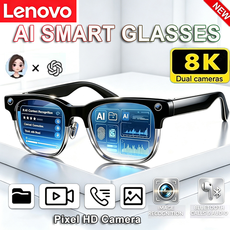 Smart Glasses Lens - Lenovo 8K HD AI Smart Glasses