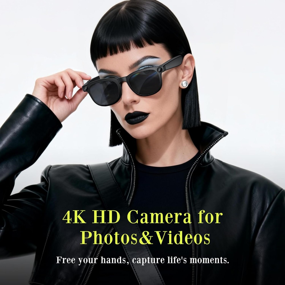 Smart Glasses: 4K Video, Open- - Smart Glasses Lens 评论和价格