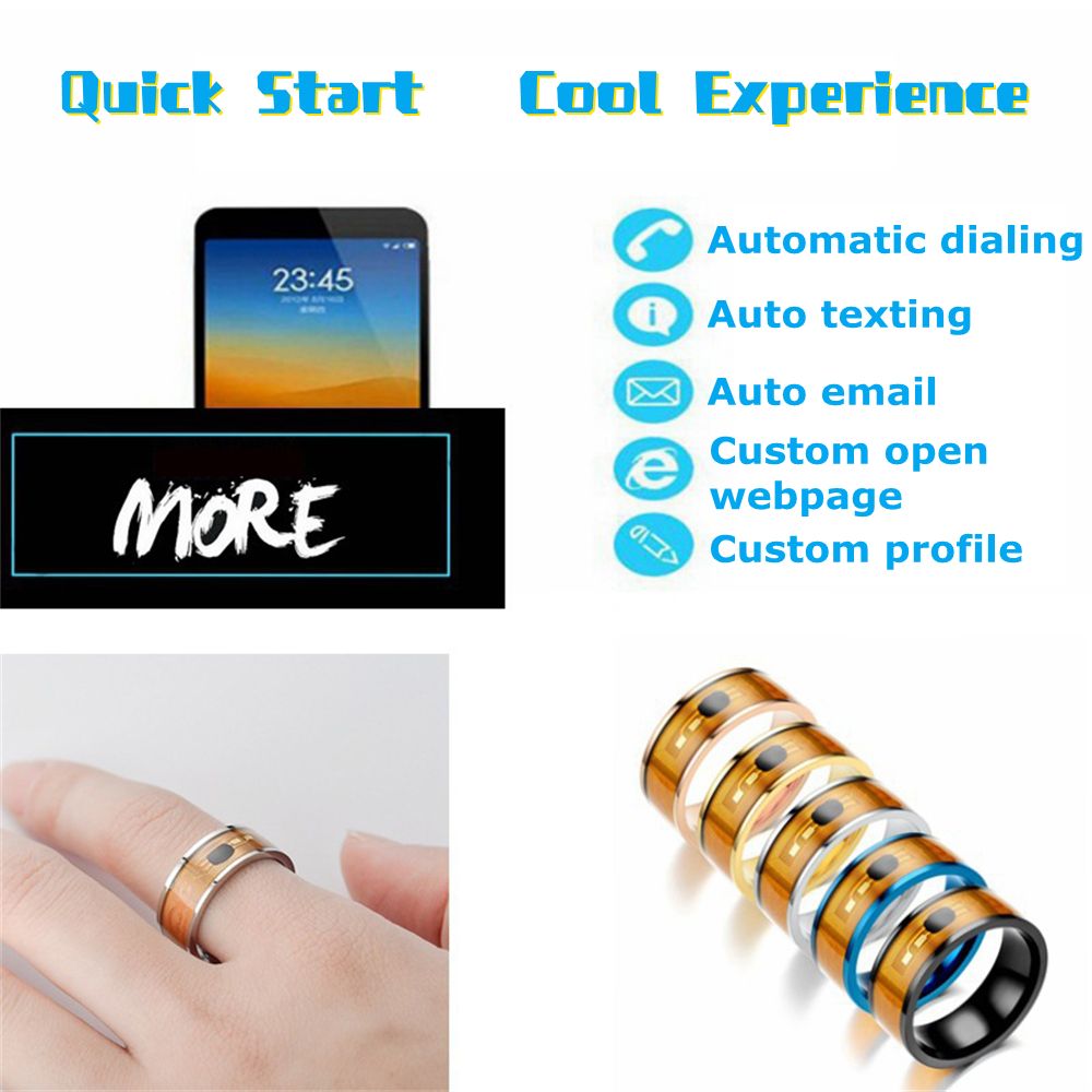 Fashion Technology Multifuncti - Smart Ring Nfc Pay 评论和价格