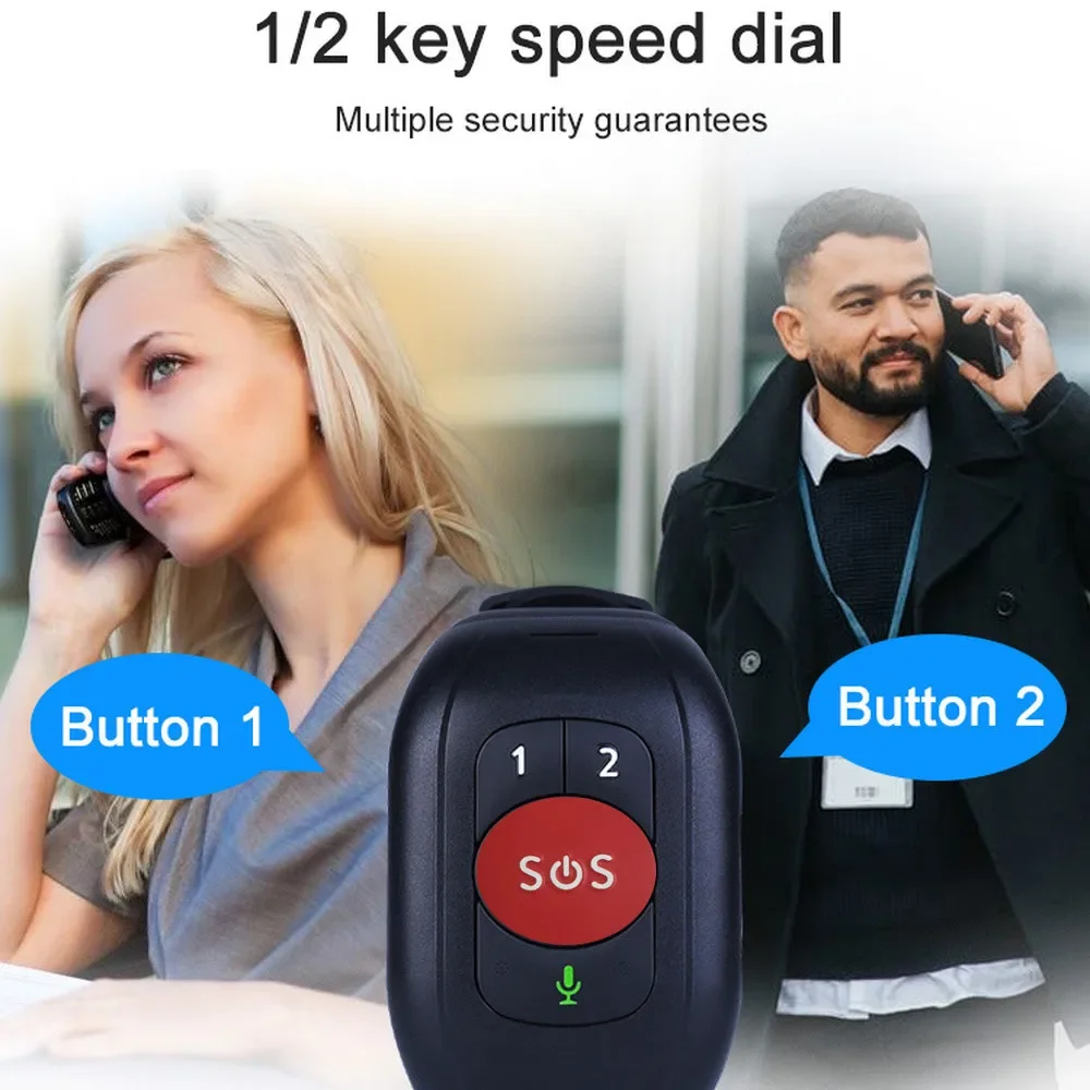 Elderly 4G LTE SOS Watch GPS T - Fall Detection Watch 评论和价格