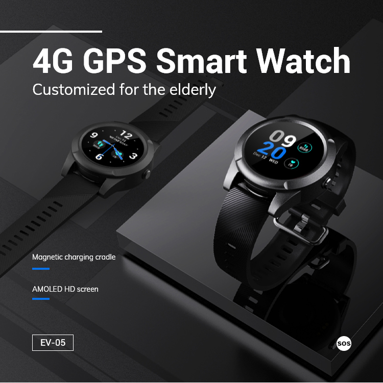 Senior GPS Tracking Smart Watc - Fall Detection Watch 评论和价格