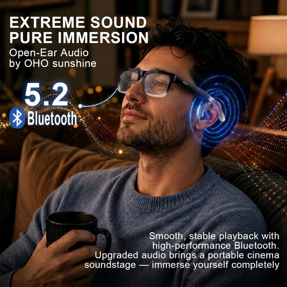 Smart AI Glasses with Bluetoot - Smart Glasses Lens 评论和价格