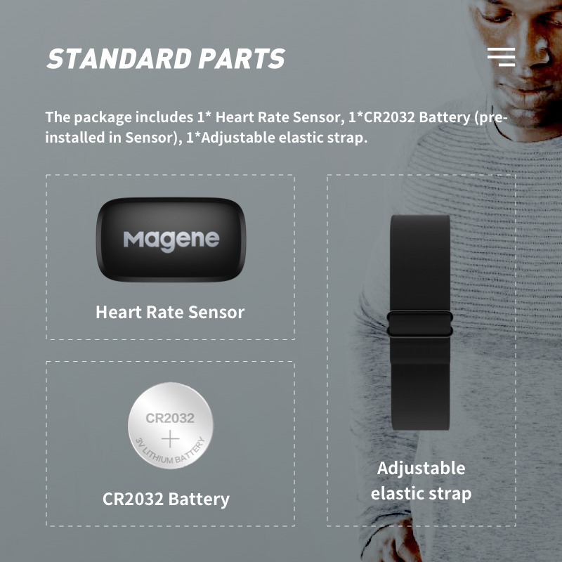 Magene H64 Heart Rate Monitor  - Breath Rate Monitor 评论和价格