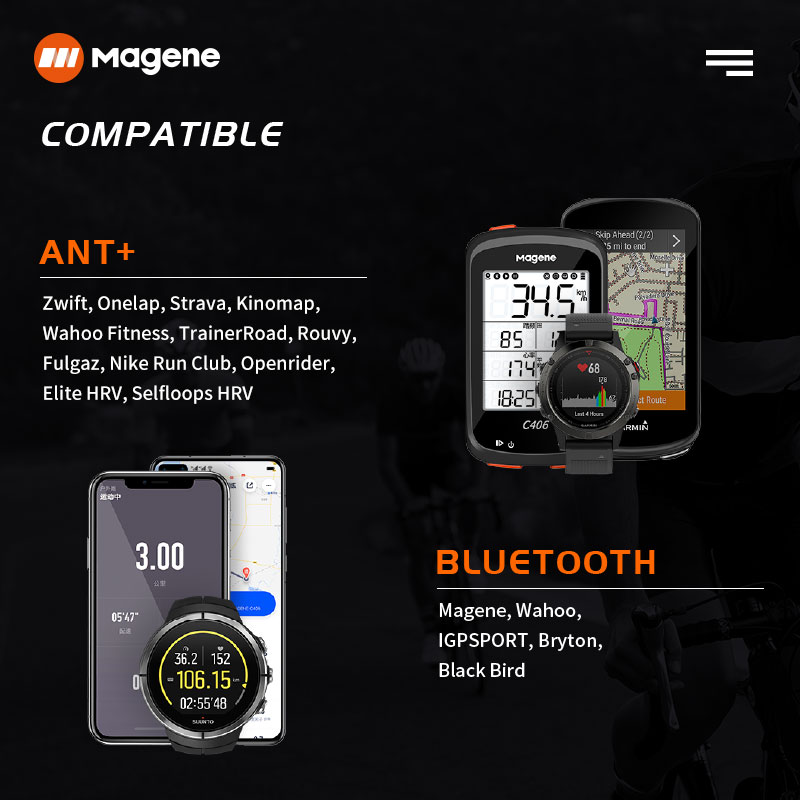 Magene H64 Heart Rate Monitor  - Breath Rate Monitor 评论和价格