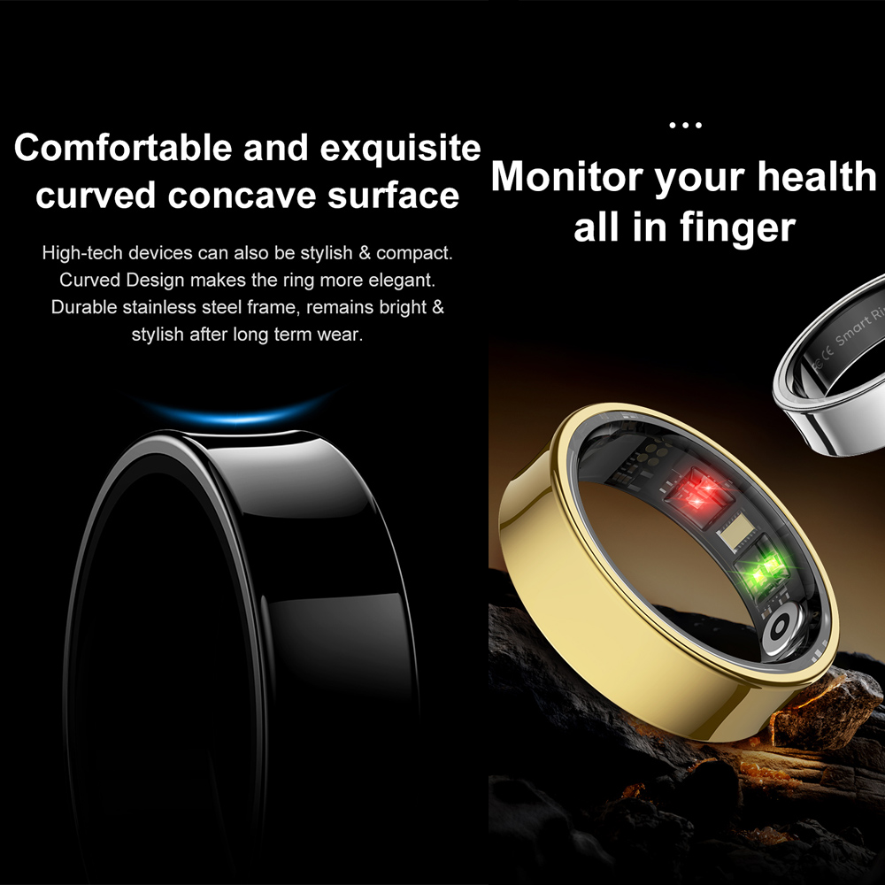 R09 Stainless Steel Smart Ring - Temperature Ring Skin 评论和价格