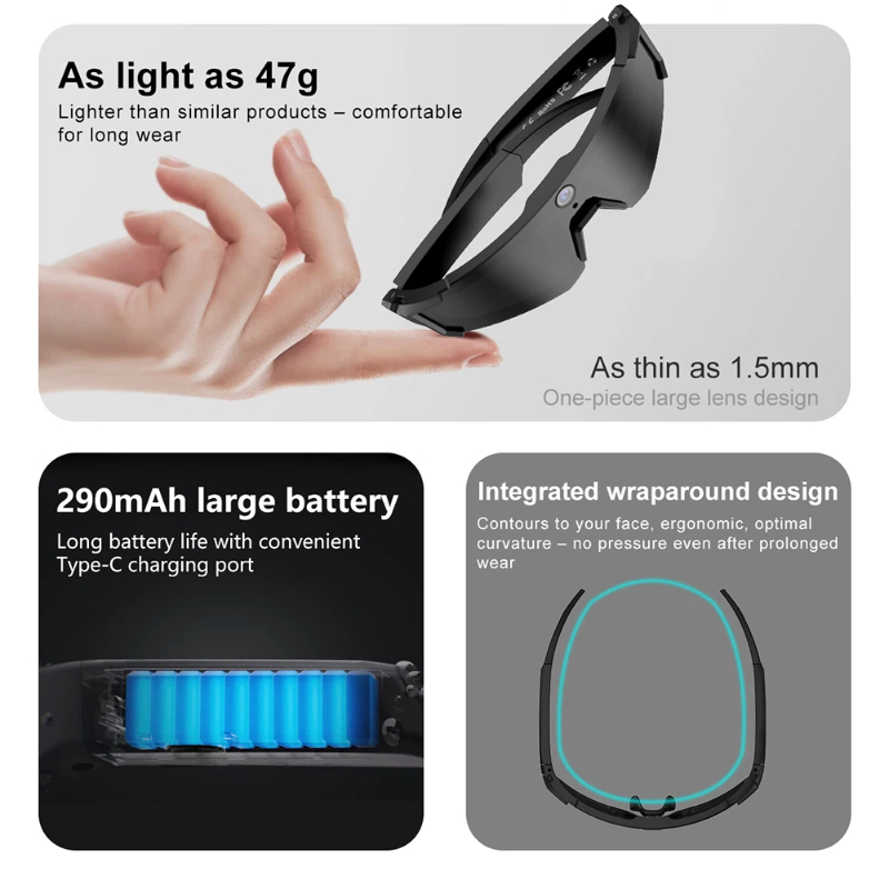 Oneplus Al Smart Glasses 8K Re - Smart Glasses Lens 评论和价格