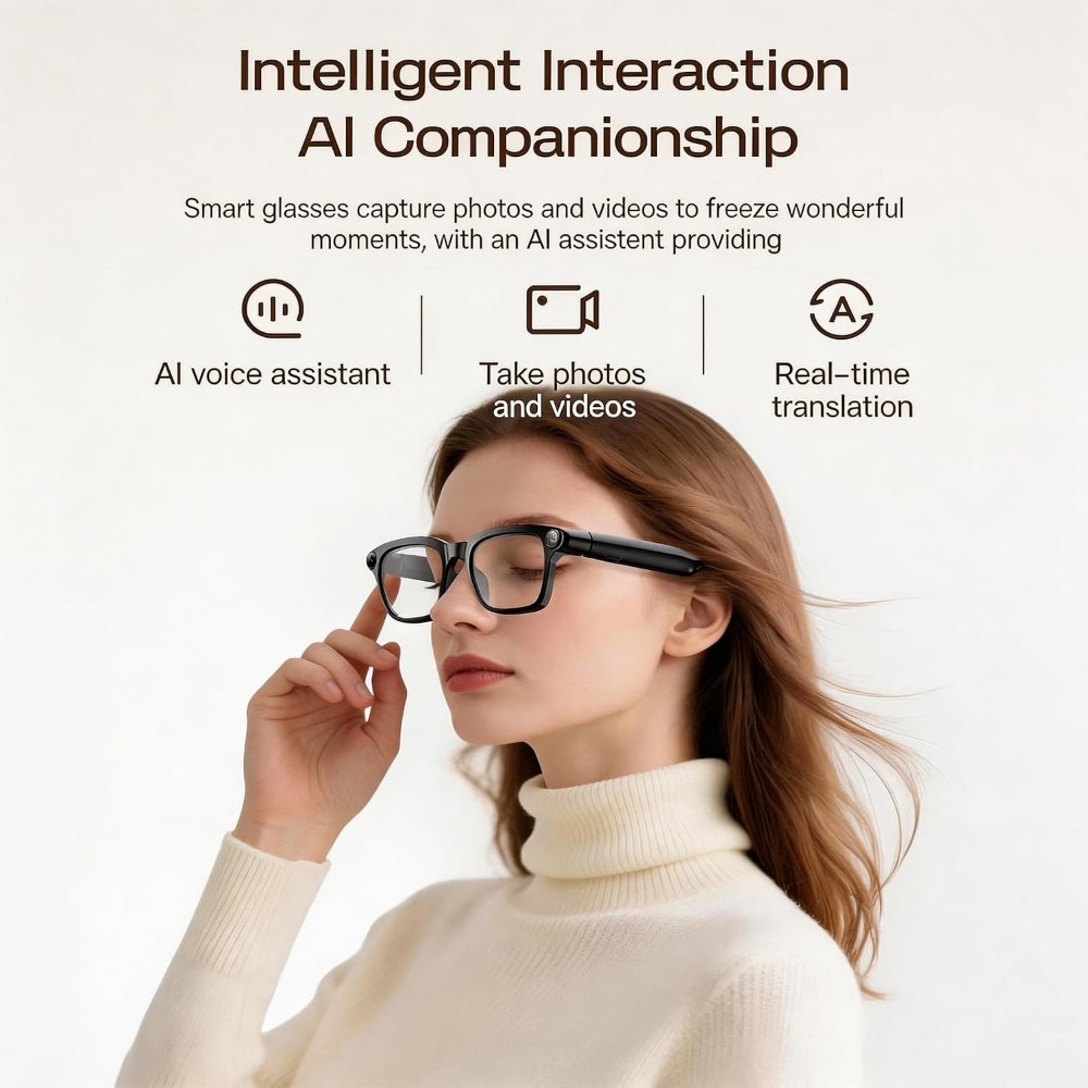 Smart Glasses: 4K Video, Dual  - Smart Glasses Lens 评论和价格