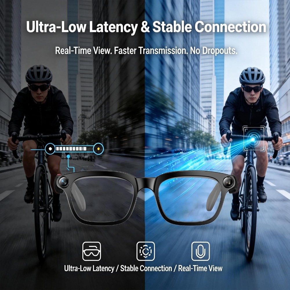 Smart Glasses: 4K Video, Dual  - Smart Glasses Lens 评论和价格