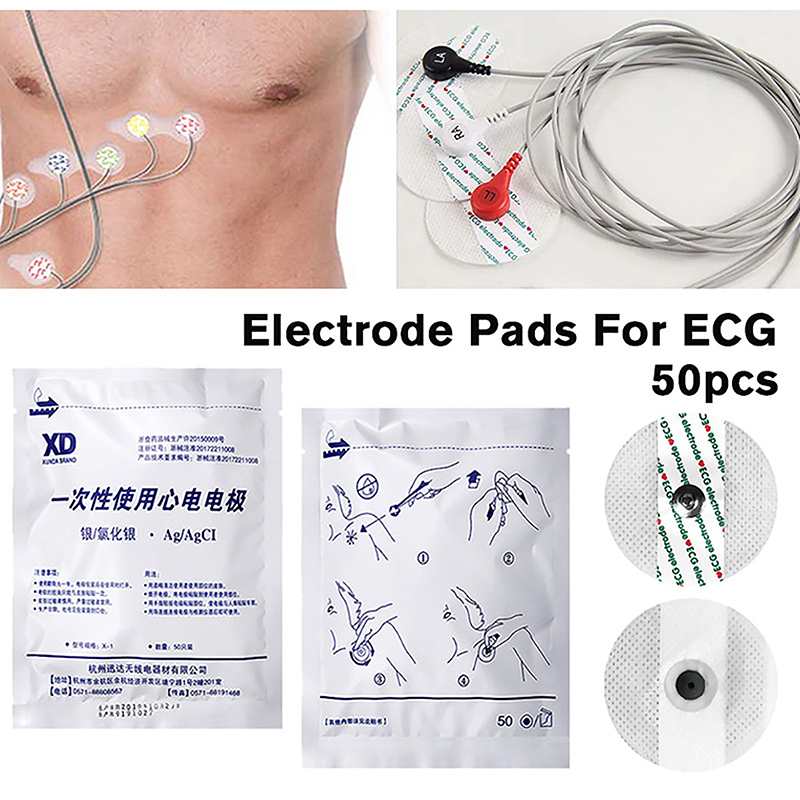 50PCS/Bag Electrode Patch Medi - Ecg Patch Monitor 评论和价格