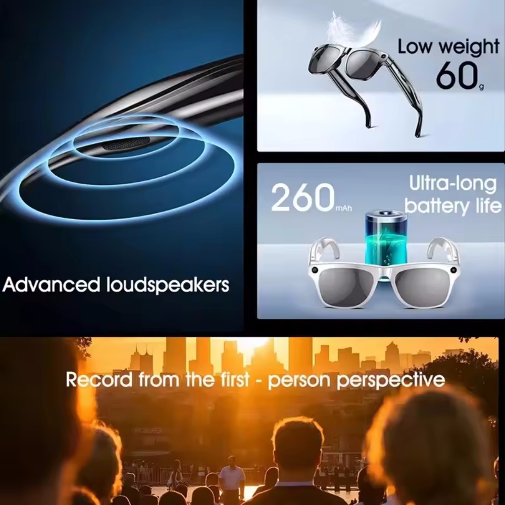 Smart Glasses AI Camera HD Wea - Smart Glasses Lens 评论和价格