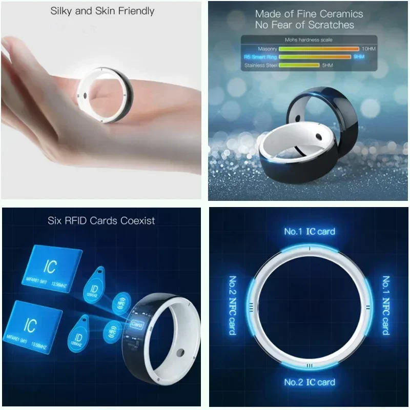 Smart Ring 6 RFID Cards Disk S - Smart Ring Nfc Pay 评论和价格