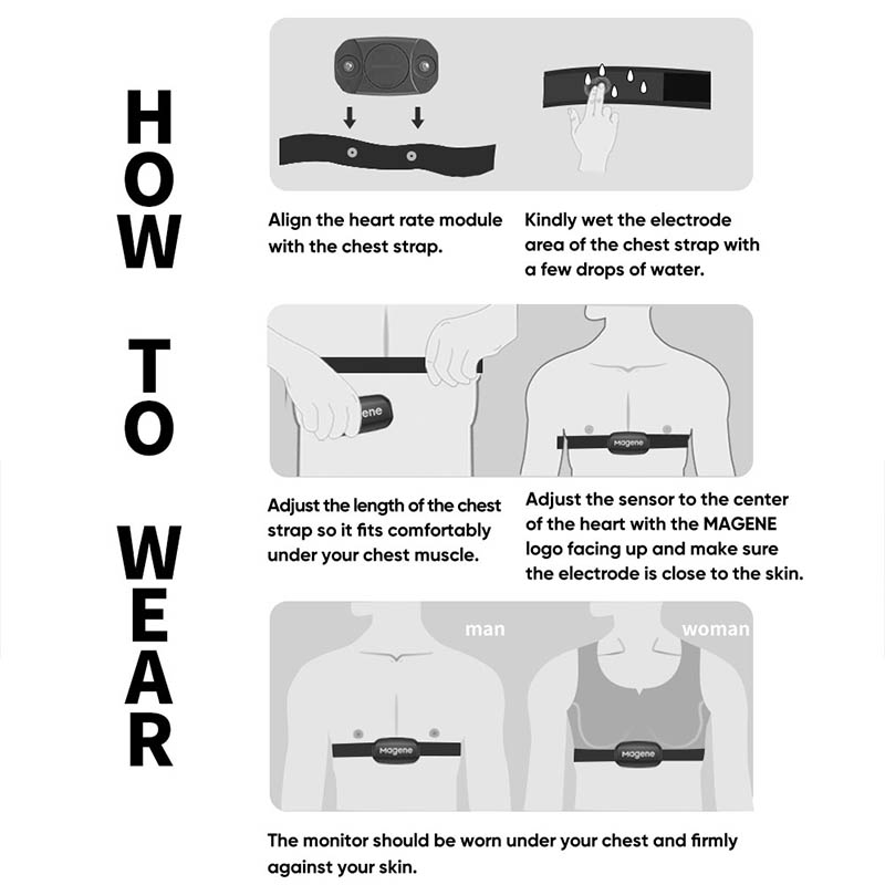 Magene H303 Heart Rate Sensor  - Breath Rate Monitor 评论和价格