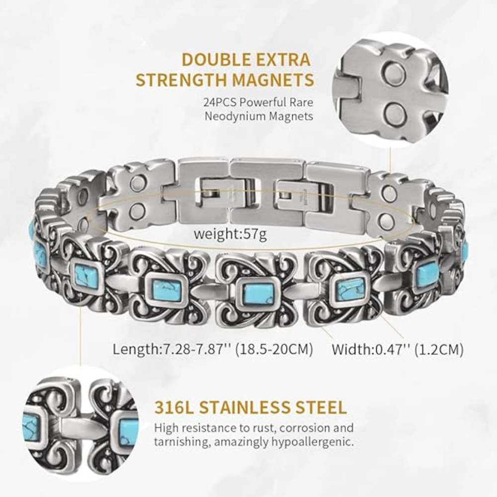 Titanium Steel Blue Turquoise  - Meditation Headband Eeg 评论和价格
