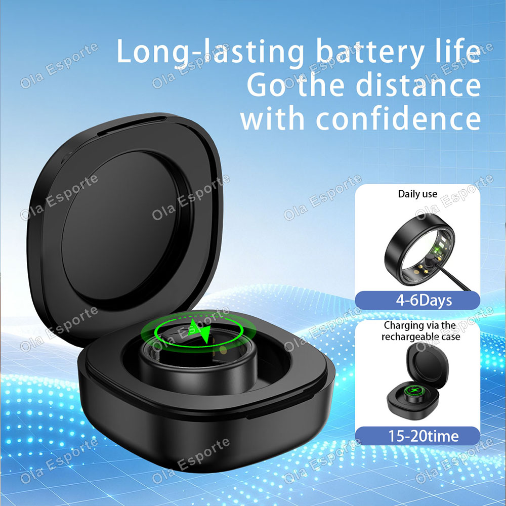 Smart Ring Men Women with Char - Temperature Ring Skin 评论和价格