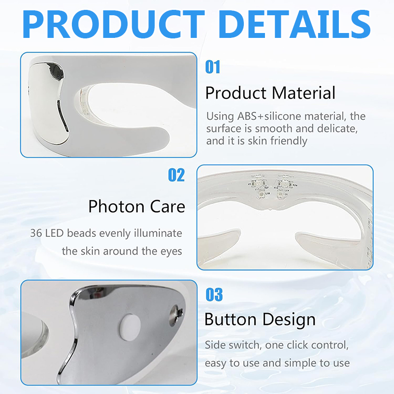 Red Light Theraphy Eye Massage - Light Therapy Glasses 评论和价格