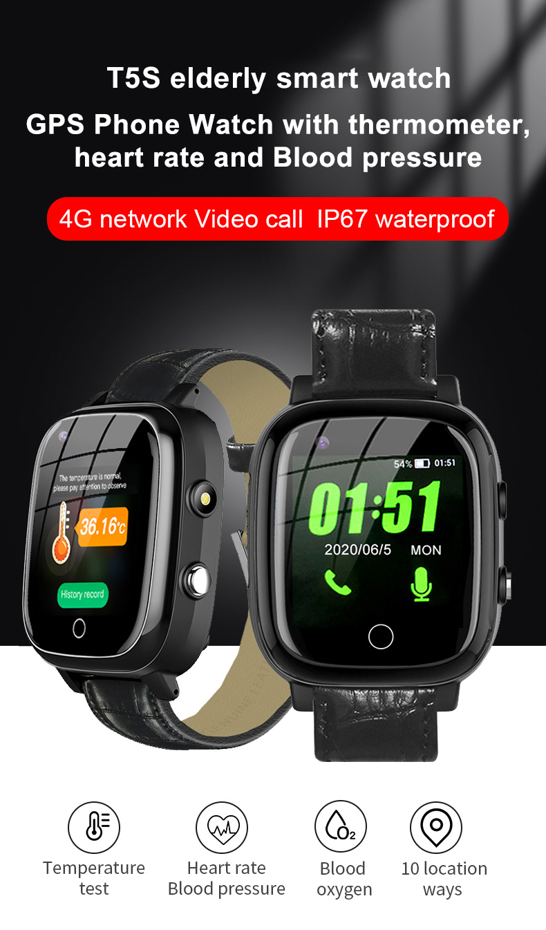 Elderly Smart Watch For Old Pe - Fall Detection Watch 评论和价格