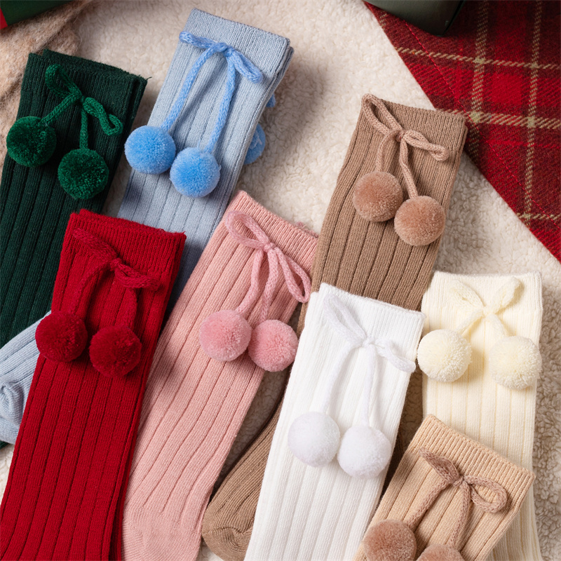 3Pairs/Lot Baby Ball Knee High - Baby Sock Oximeter 评论和价格