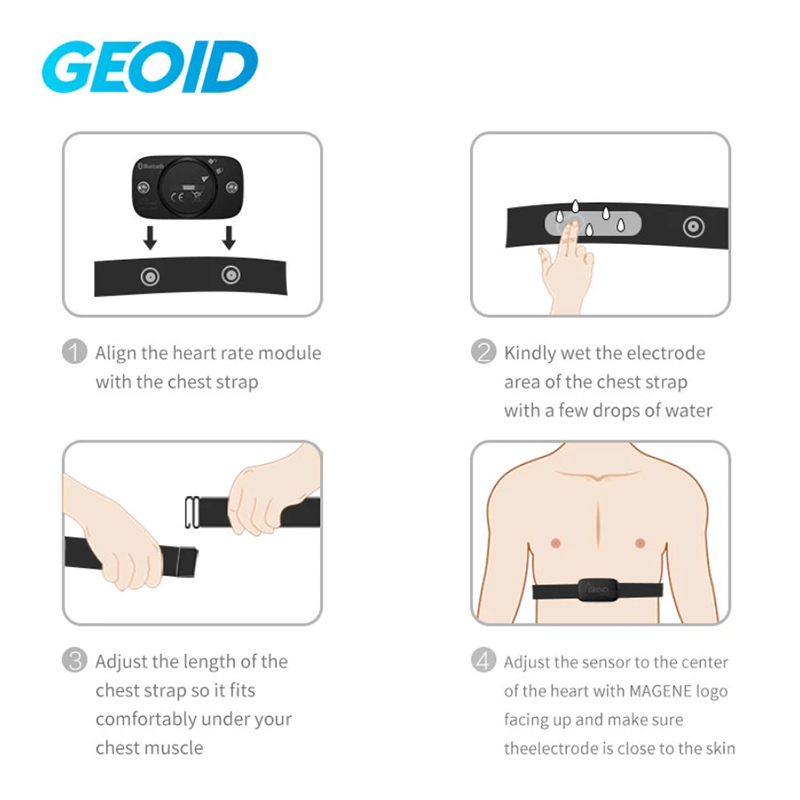 GEOID HS500 Heart Rate Monitor - Breath Rate Monitor 评论和价格