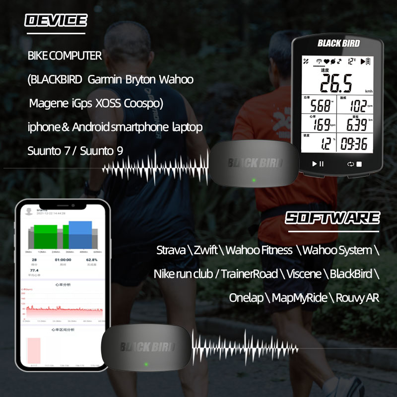 BlackBird HR1 Heart Rate Senso - Breath Rate Monitor 评论和价格