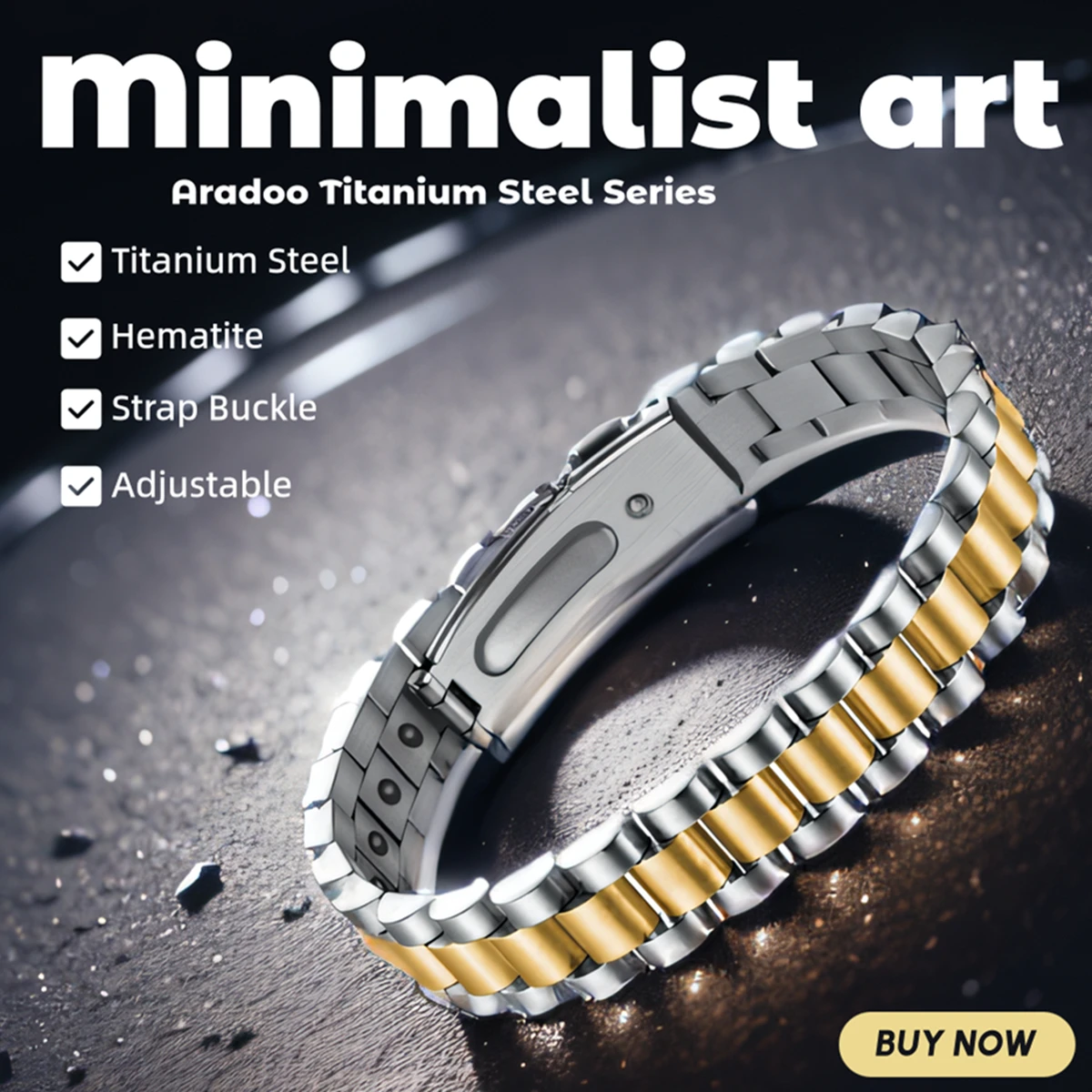 Titanium Steel Hematite Magnet - Meditation Headband Eeg 评论和价格