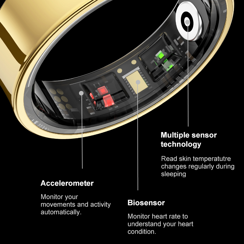 R09 Smart Ring Men Women with  - Temperature Ring Skin 评论和价格
