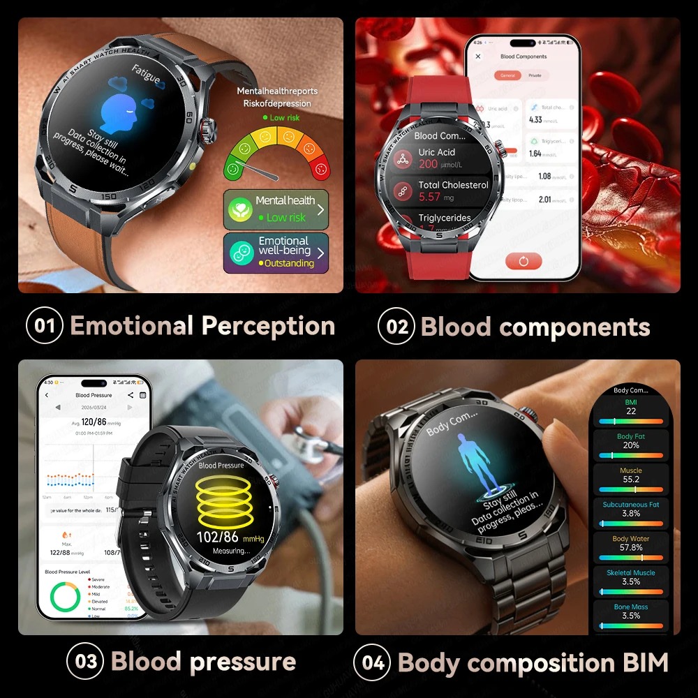 New Blood Pressure Uric Acid B - Fatigue Band Monitor 评论和价格