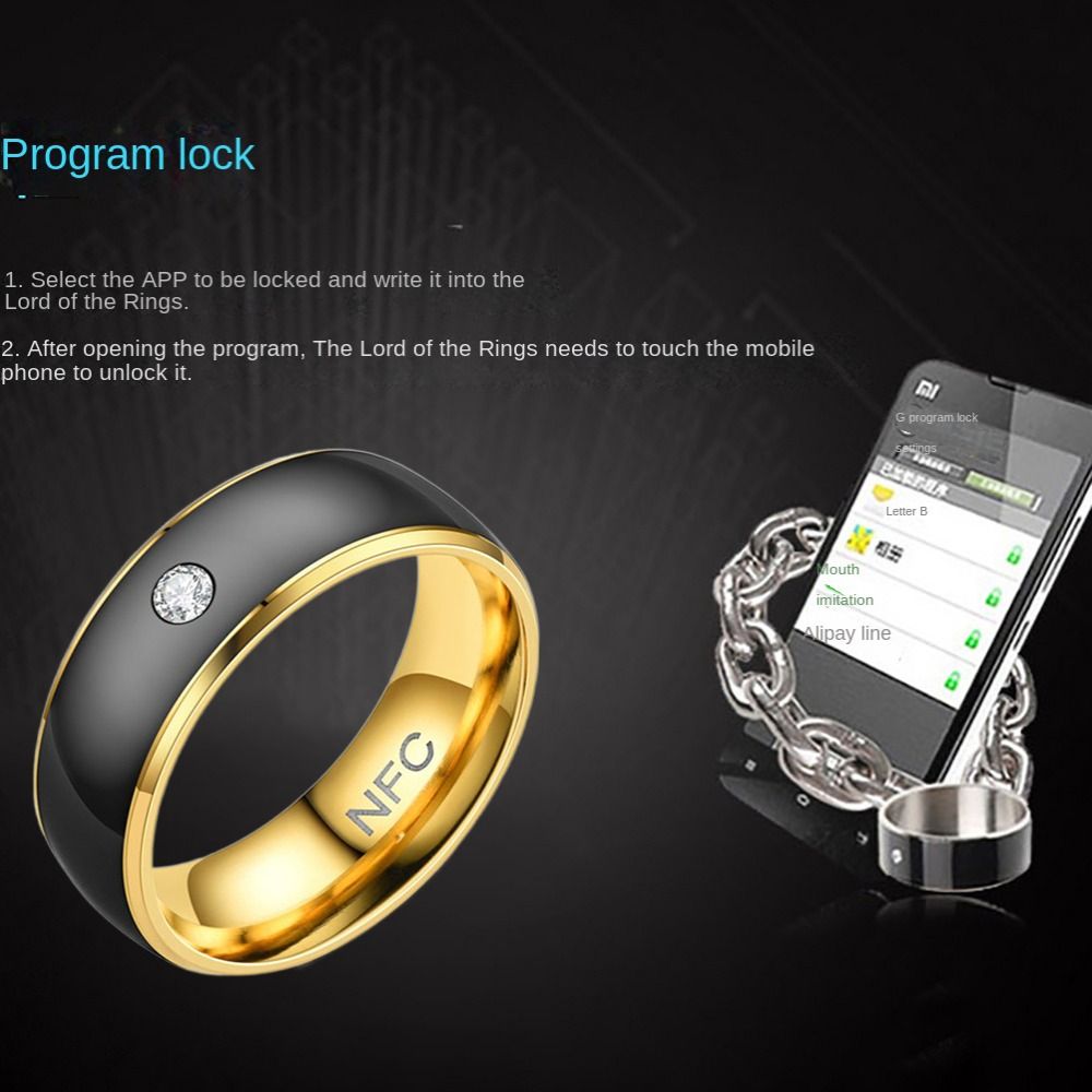 Stainless Steel NFC Smart Ring - Smart Ring Nfc Pay 评论和价格