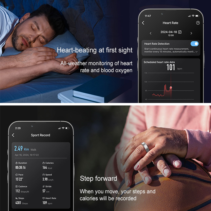 R10 Charging Case Smart Ring M - Temperature Ring Skin 评论和价格