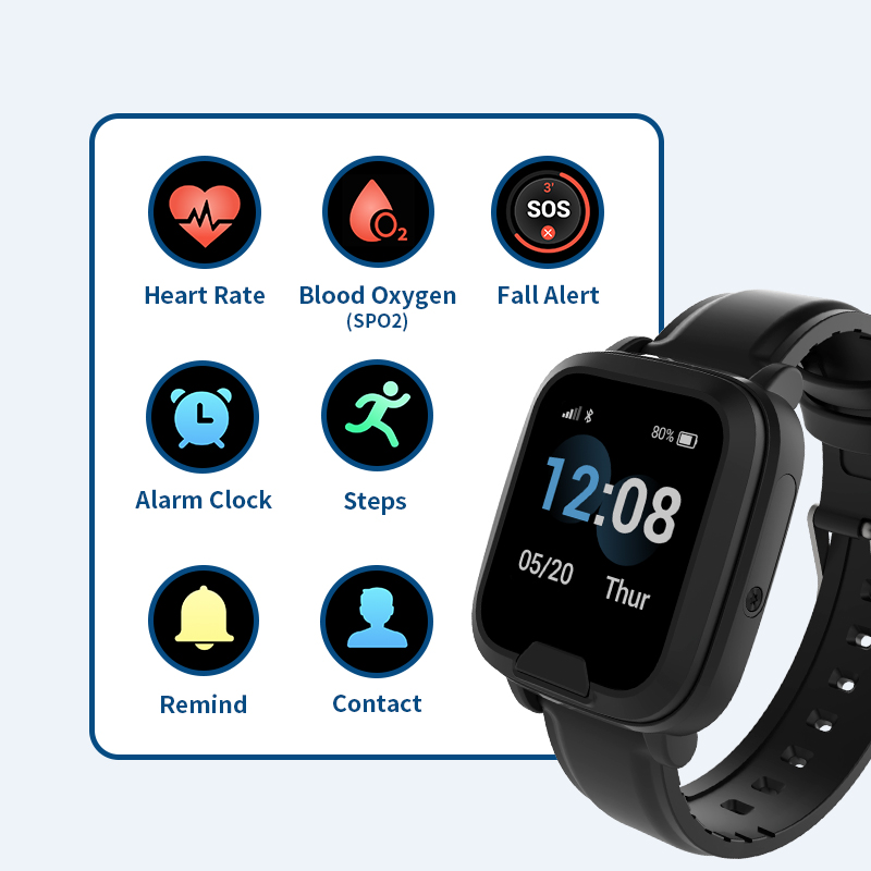 Fall Detection 4G Elderly Smar - Fall Detection Watch 评论和价格