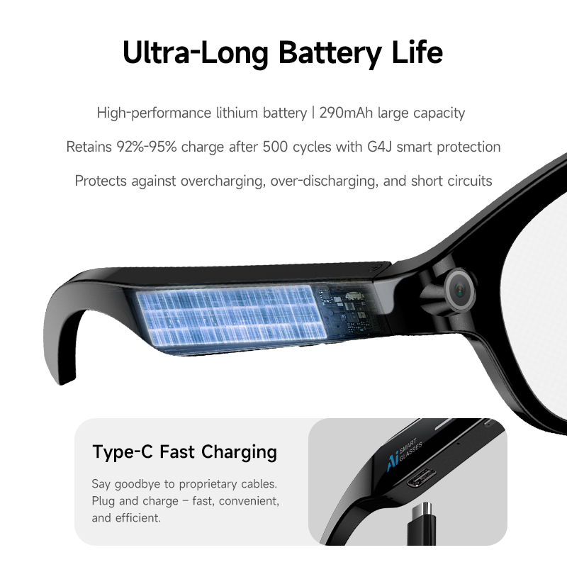 FLAUNT AI Smart Glasses 4K Cam - Smart Glasses Lens 评论和价格